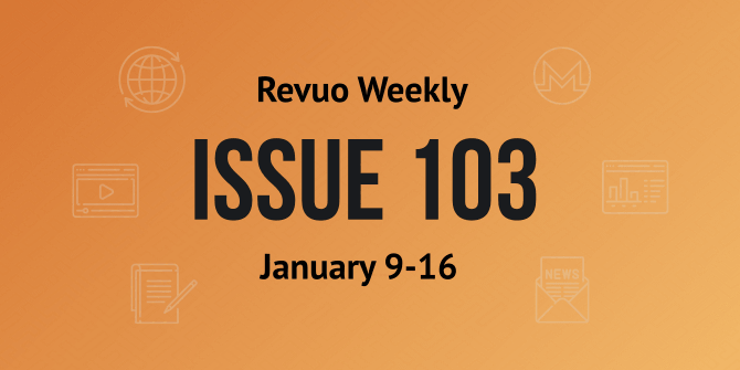 Revuo Monero Weekly #103 Slide