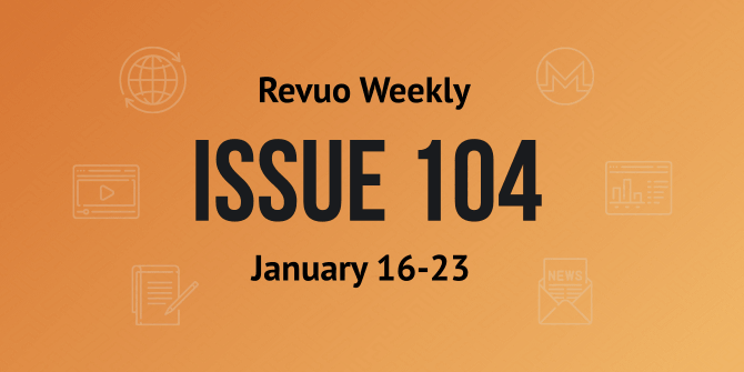 Revuo Monero Weekly #104 Slide