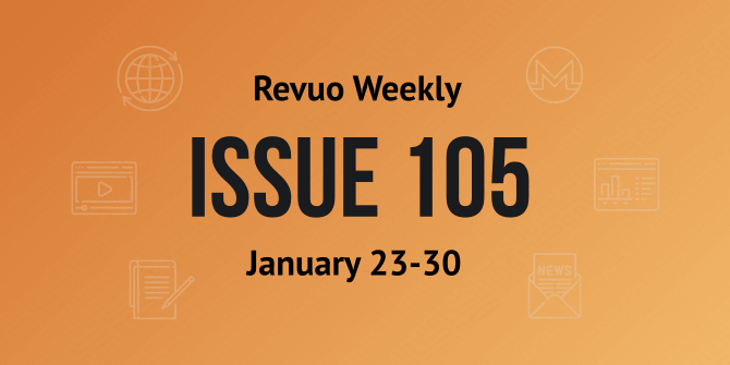 Revuo Monero Weekly #105 Slide