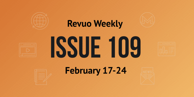 Revuo Monero Weekly #109 Slide