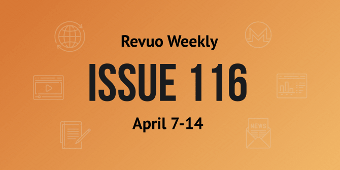 Revuo Monero Weekly #116 Slide