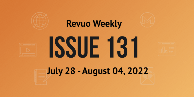 Revuo Monero Weekly #131 Slide