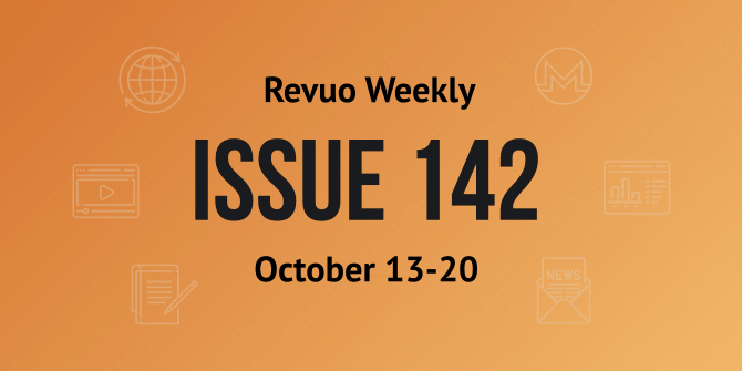 Revuo Monero Weekly #142 Slide
