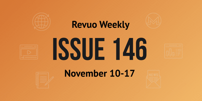 Revuo Monero Weekly #146 Slide