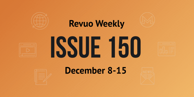 Revuo Monero Weekly #150 Slide