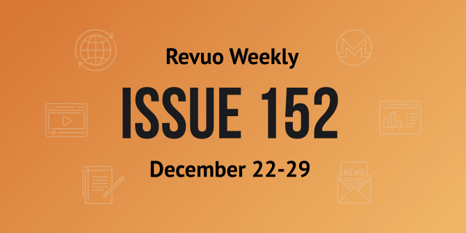 Revuo Monero Weekly #152 Slide