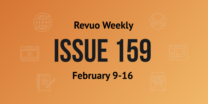 Revuo Monero Weekly #159 Slide