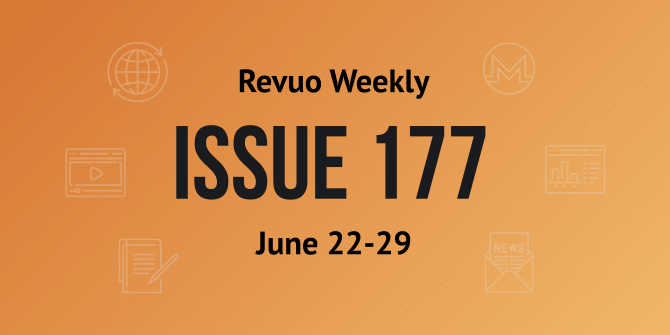 Revuo Monero Weekly #177 Slide