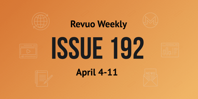 Revuo Monero Weekly #192 Slide