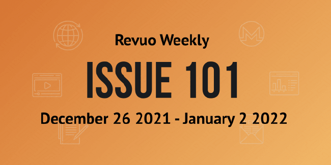 Revuo Monero Weekly # cover