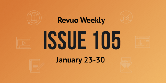 Revuo Monero Weekly # cover