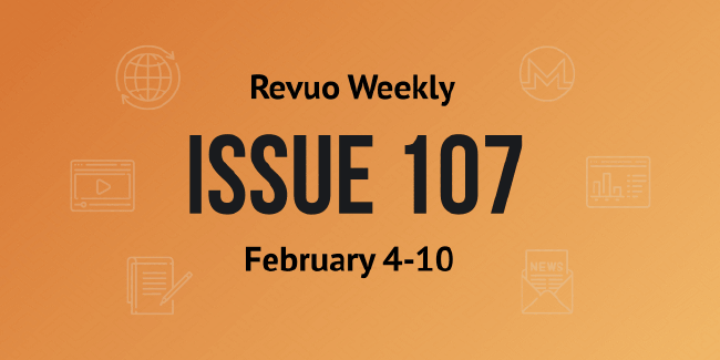 Revuo Monero Weekly # cover