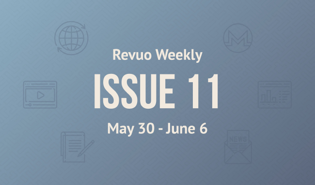 Revuo Monero Weekly # cover