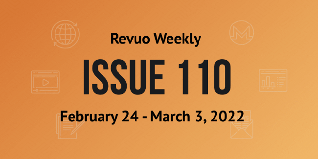 Revuo Monero Weekly # cover