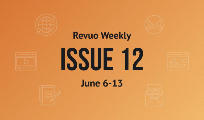 Revuo Monero Weekly # cover