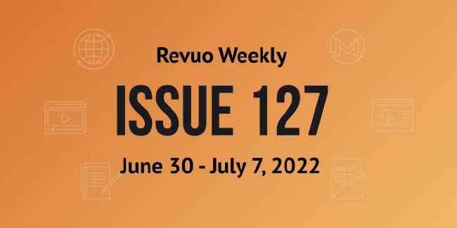 Revuo Monero Weekly # cover