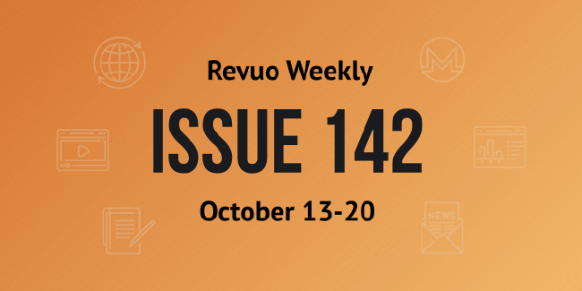 Revuo Monero Weekly # cover