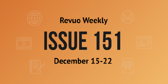 Revuo Monero Weekly # cover