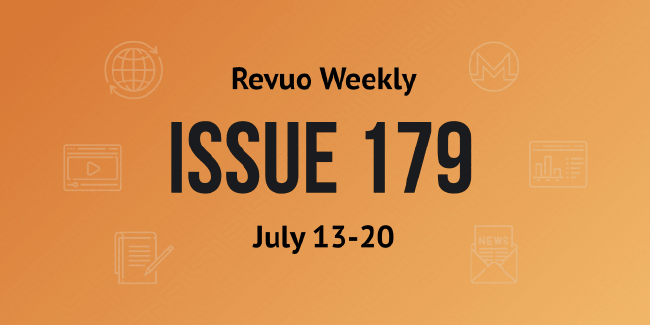 Revuo Monero Weekly # cover