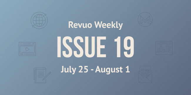 Revuo Monero Weekly # cover