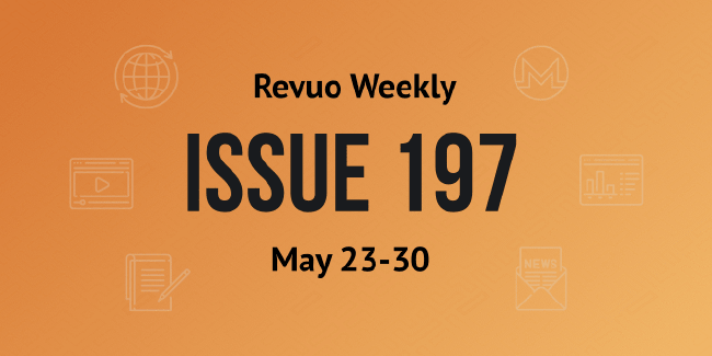 Revuo Monero Weekly # cover