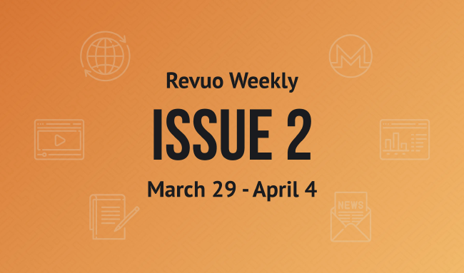 Revuo Monero Weekly # cover