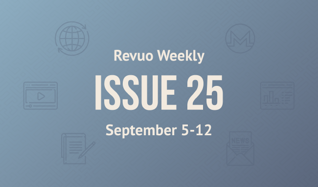 Revuo Monero Weekly # cover