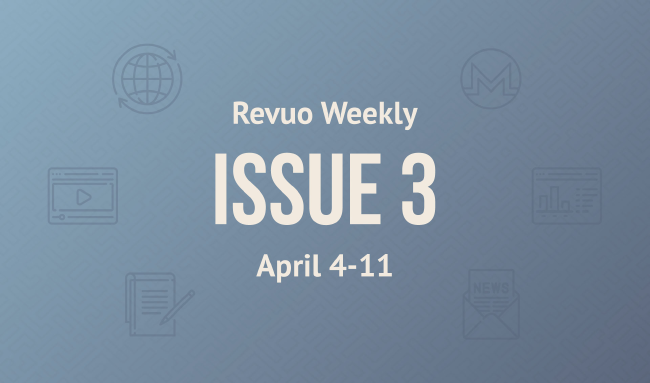 Revuo Monero Weekly # cover