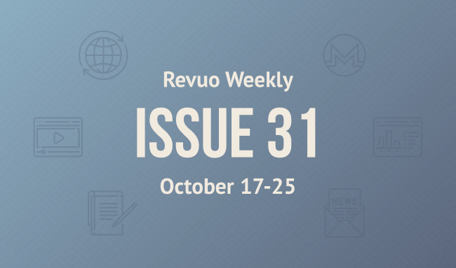 Revuo Monero Weekly # cover