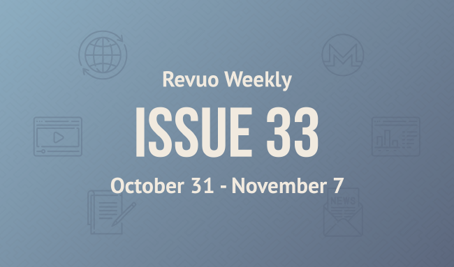 Revuo Monero Weekly # cover