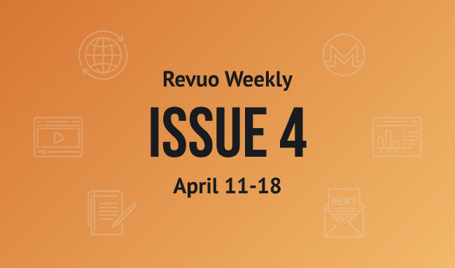 Revuo Monero Weekly # cover