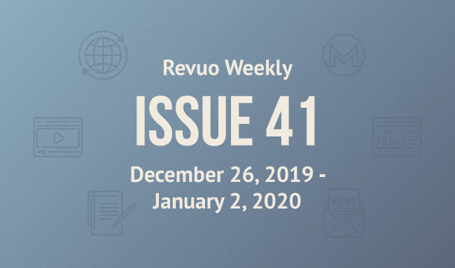 Revuo Monero Weekly # cover