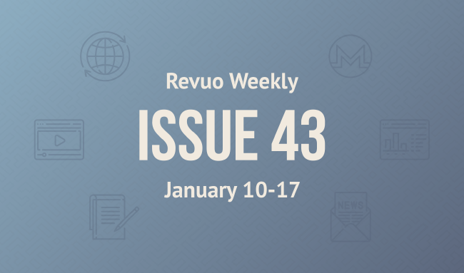 Revuo Monero Weekly # cover