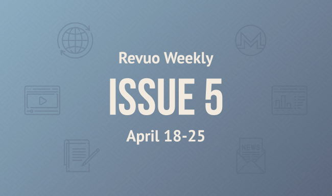 Revuo Monero Weekly # cover