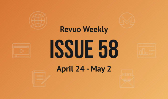 Revuo Monero Weekly # cover