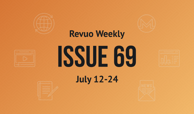 Revuo Monero Weekly # cover