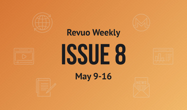 Revuo Monero Weekly # cover