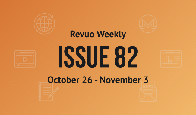 Revuo Monero Weekly # cover