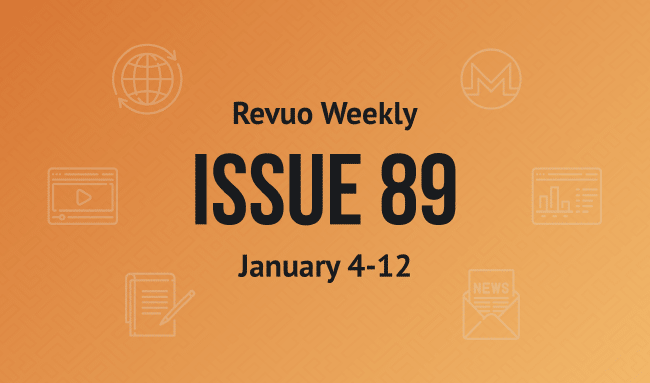 Revuo Monero Weekly # cover