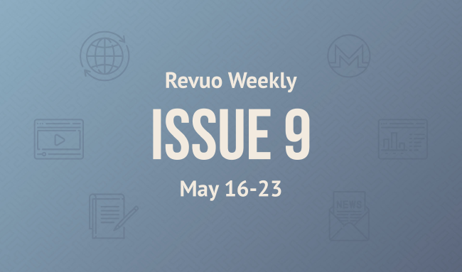 Revuo Monero Weekly # cover