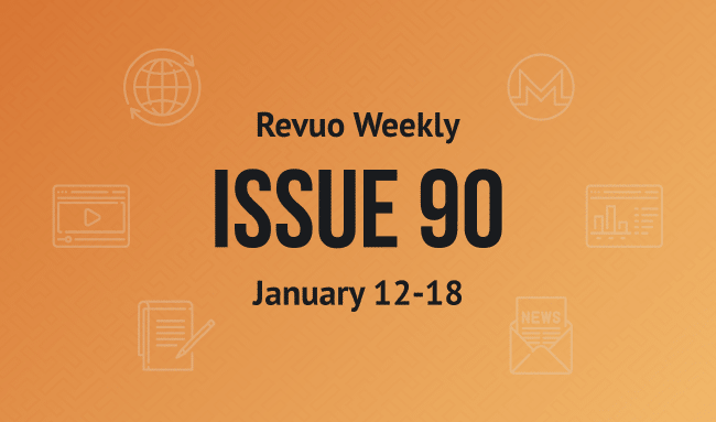 Revuo Monero Weekly # cover