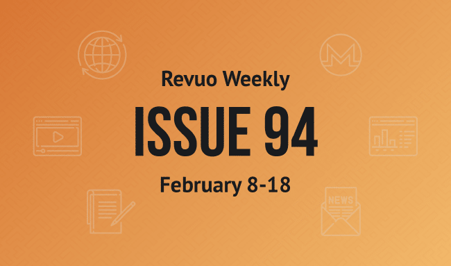 Revuo Monero Weekly # cover