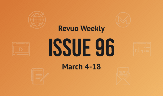 Revuo Monero Weekly # cover